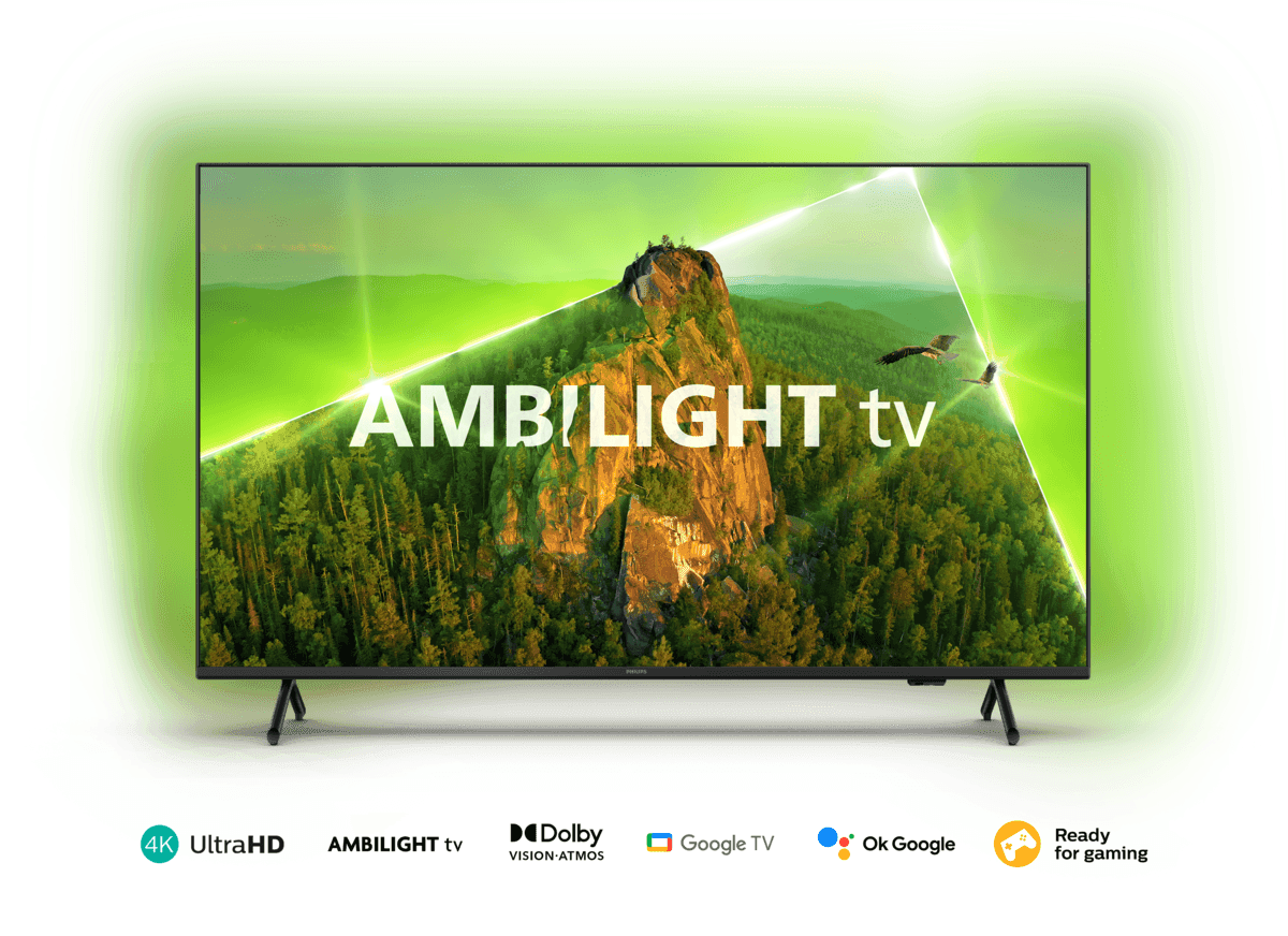 Smart TV Philips 70" 4K Ambilight 70PUD7908/77 Google TV