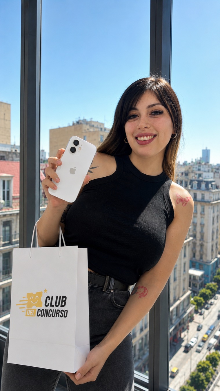 Sofía P. ganó un iPhone 12 el 26 de mayo